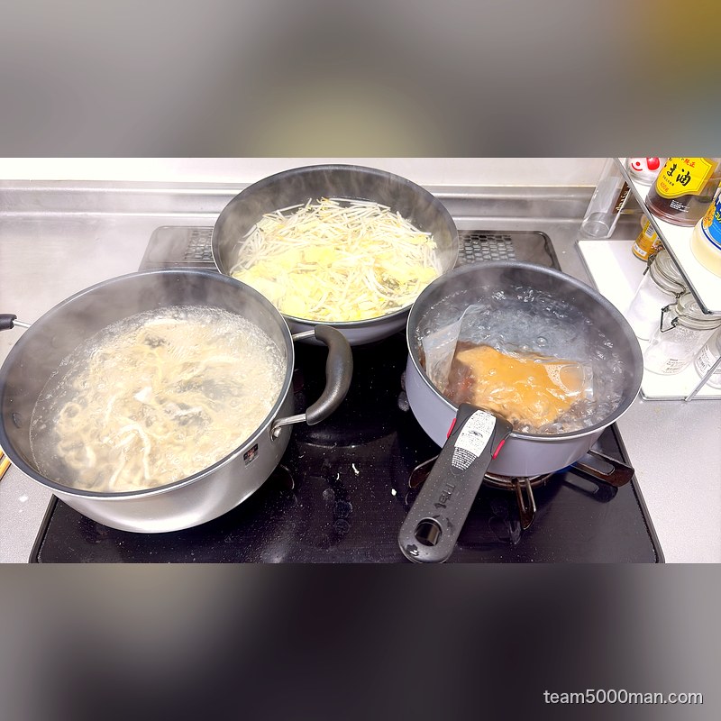 らぁめん大山 調理中