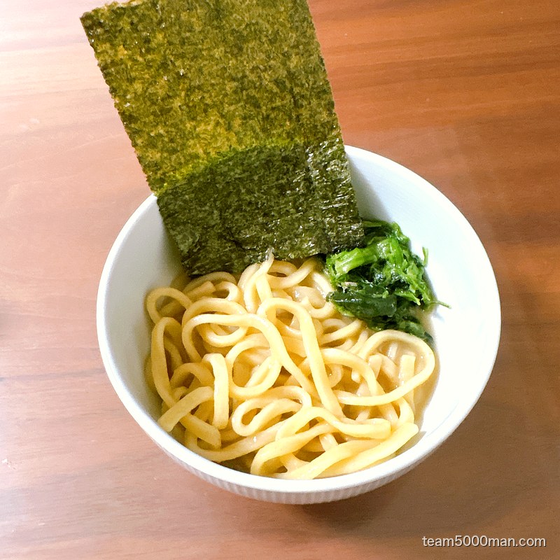 子ども用に取り分けた暴君RA-MEN