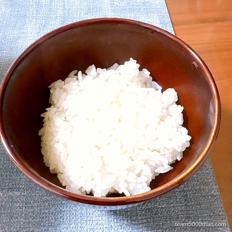 海苔巻き用に用意したライス