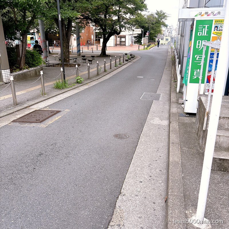 駒込駅北口を出て右折した先の通り
