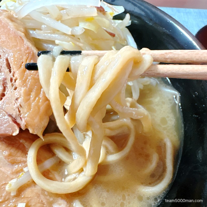麺屋づかちゃん 中太ストレート麺の寄り