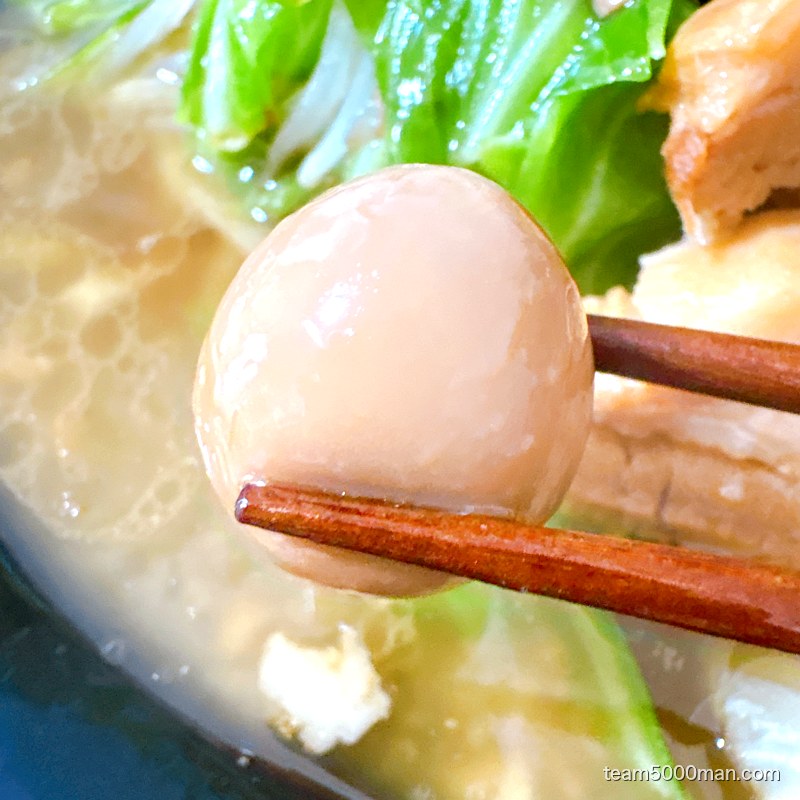 麺屋HERO うずら卵とキャベツ準備中
